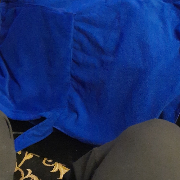 2 in 1 Royal Blue Beach Towel Bag (60x30 in) - Picture 2 of 3